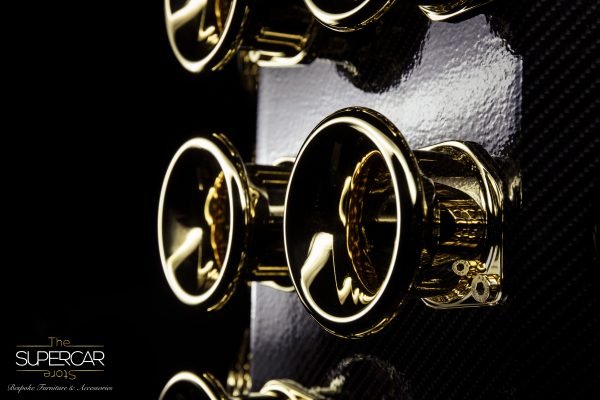 Formula 1 24ct Gold Plated Exhaust Sculpture by The Supercar Store