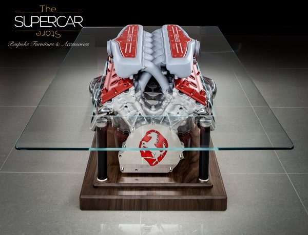 Ferrari 599 GTB V12 Engine Table by The Supercar Store