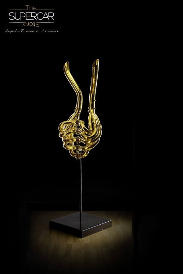 Williams Formula 1 Exhaust Sculpture 24ct Gold