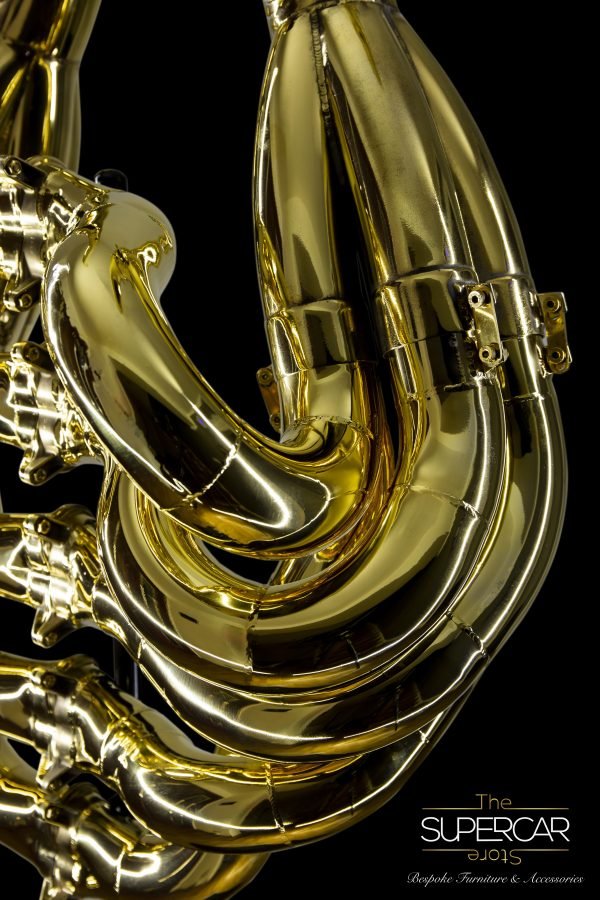 Williams Formula 1 Exhaust Sculpture 24ct Gold