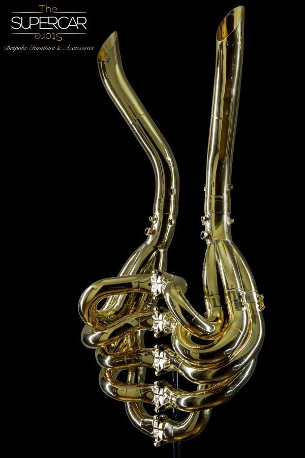 Williams Formula 1 Exhaust Sculpture 24ct Gold